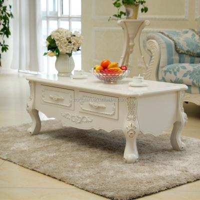 China Environment Friendly Home Decor Coffe Desk Console Table Coffee Table Living Room Mirrored Wood Furniture C0801 for sale