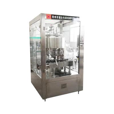 China Food Glass Bottle Small Non-Carbonated Liquid Filling Capping Labeling Machine Price for sale