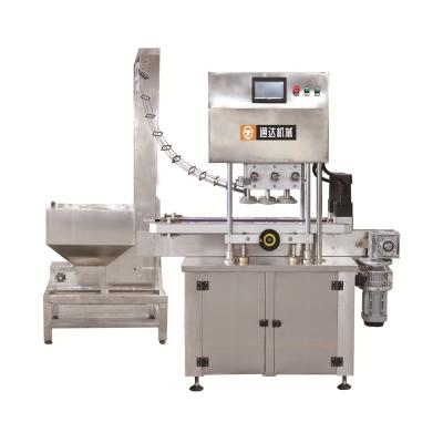 China Automatic Food Bottle Machine Screw Machine Glass Jar Capper Capping Machine for sale