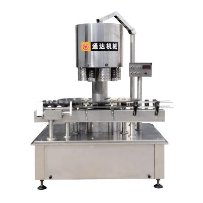 China Food 8 Head Sleeve Cap Capper Machine Shrink Sleeve Labeling Machine Sleeve Capper for sale