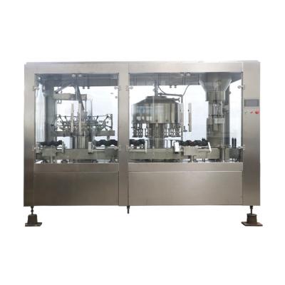 China Food Spirits Wine Vodka 3 In 1 Bottling And Capping Labeling Machine for sale