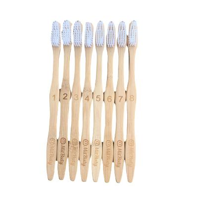 China Luxury/ECO/Economic Reusable Hotel Factory Based Bamboo Bristle Case Toothbrush For Adult for sale