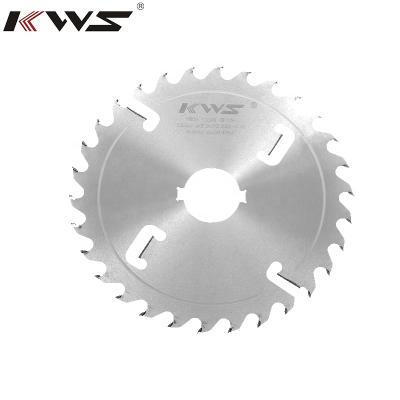 China Multiripping KWS Manufacturer 24T 3rakers CTT solid wood circular saw blade for woodworking tungsten carbide sawmill disc slant blade for sale