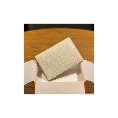 China High Quality Simple Design Simple Design Credit Card Holders White Slim Card Case Bag Cover Bag Unisex Leather Credit Card Holders for sale