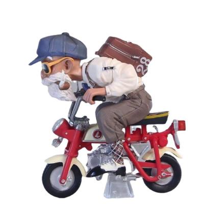 China Toy Cartoon New DBZ Dragon Son Goku Master Roshi Action Number Toys Kame Sennin Motorcycle PVC Collectible Model Gift For Kid for sale