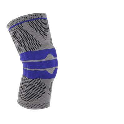 China Breathable 3D Knitted Elastic Sports Knee Brace Supports Sleeve Compression 2pcs for sale