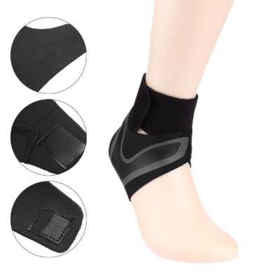 China Breathable Unisex Adjustable Elastic Guard Ankle Brace Foot Sprain Support Bandage Protector for sale