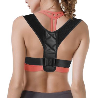 China Neoprene Universal Adjustable Back Posture Corrector Support With Private Label 100 Pcs MOQ for sale