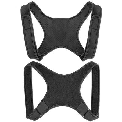 China Universal Adjustable Back Posture Corrector Forehead Strap Wearable Back Brace Collarbone for sale