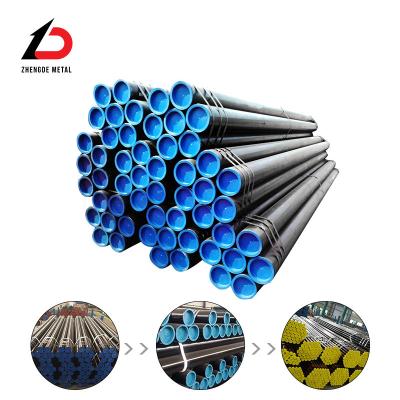 China Carbon Steel Pipeline A106 Grb A53 Grb API 5L X42/X52/X65/X70/X80 A333 Alloy Steel Seamless Pipe Sch40 Sch80 Seamless Fluid Gas Tube for sale