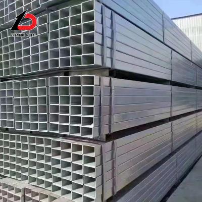 China Factory Customized Size 20*20 25*25 30*30 100*100 200*200 20*40 30*40 Hot Dipped Galvanized Tube Square Rectangular Tube for sale