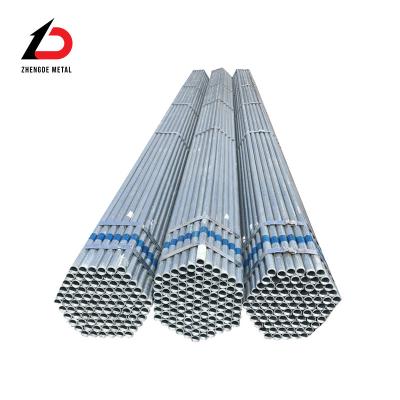 China Customized Diameter 20mm 35mm 40mm 4 Inch Dx53D+Z Z100 Z275 Hot Dipped Round Galvanized Pipe Galvanized Round Pipe for sale