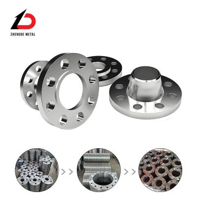 China ASME ANSI B16.5 RF / FM 304 316 304L 316L Forged Welding Neck Stainless Steel Flange OEM Manufacturer for sale