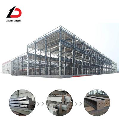 China Gelast staal frame Structuur Q235 geprefabriceerde metalen gebouwen Te koop