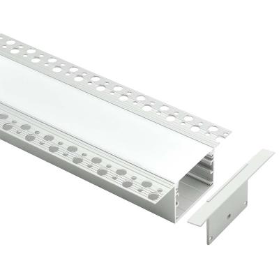 China Decorations aluminum profile for led anodized or painted aluminum profile strip supplier with pc/pmma cover for sale