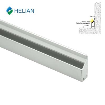 China Decorations 14*H40mm LED Aluminum Profile Extrusion Channel For Corner Wall Mounted Surface Led Strip Aluminum Profile for sale