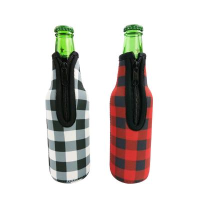 China Hot Selling Customization Waterproof Neoprene Material Beer Sleeve For 330ml Glass Bottle for sale