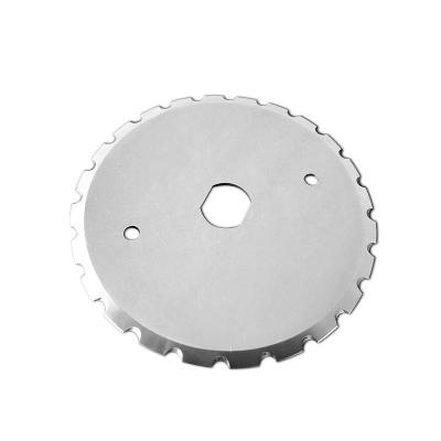 China Stainless Steel 440 Circular Round Poultry Industrial Knife Blades For Fish Cutting for sale