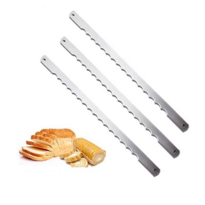 China Stainless Steel 304 Food Cake Cutting Knife For Bread Cutting Machines for sale