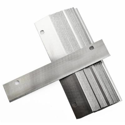 China High Carbon Stainless Steel Slicer Blade For Potato Processing Food Processing Knives 106x19x0.4mm for sale