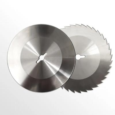 China Industry packaging machinery parts rotary hss round blade knife for sale