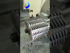 What is the production and display of industrial blades?