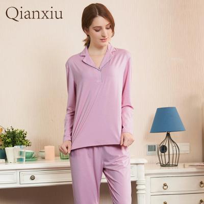 China New 2021 thermal winter sleepwear for women christmas wholesale pj set thermal home clothes fleece pajamas pajamas set for sale