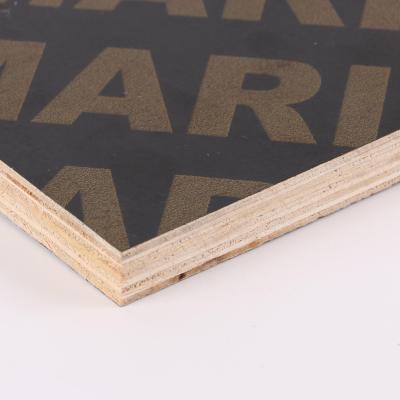 China Modern High Quality 18mm Shuttering Black Anti-Slip Film Faced Marine Plywood Construction For Concrete Formwork for sale