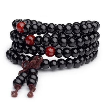 China Unisex 108 Buddha Bead Bodhi Root Bracelet Buddha Beads Hand String Lotus Ornaments Jewelry Accessories for sale