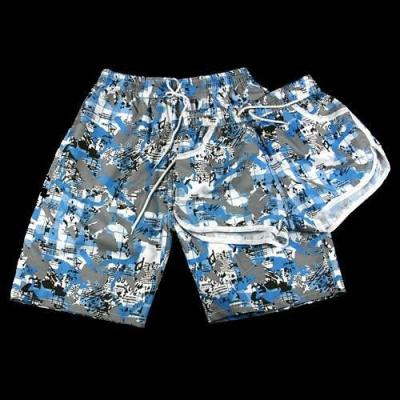 China QUICK DRY cheap lovers printing running shorts boardshort couples surf swimming shorts matching beach shorts for sale