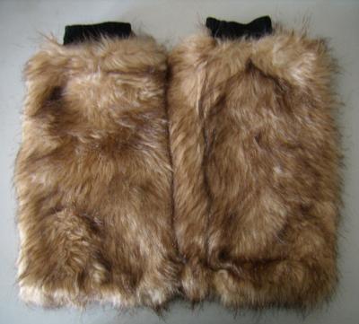 China 100% Faux Fur Leg Warmers Plush Acrylic Leg Warmers Faux Fur Leg Warmers for sale