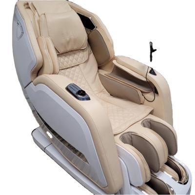 China Luxury Leather Smart Massage Weightless Therapy Weightless Airbag Lounger Full 4D PU Body Kneading Shiatsu Tapping Heating for sale