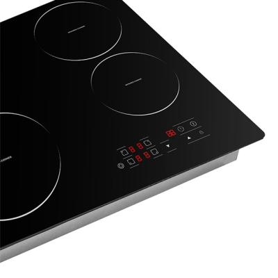 China Commercial 59CM Integrated 6400W 4 Zone Ceramic Cooktops Stove for sale