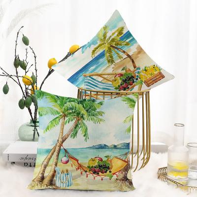 China 2022 Customized Indoor Digital Printed Canvas Cover Folded Pillow Case Decorative Friendship Gifts For Car Home for sale