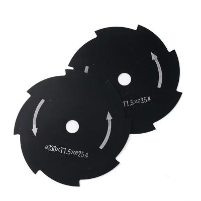 China Industrial Grade Manganese Alloy High Efficiency 255Mm Circular Saw Blade For Lawn Mower for sale