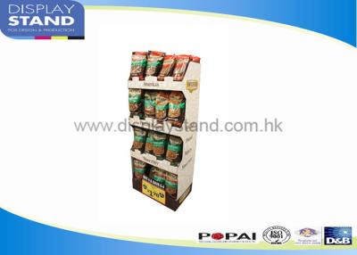 China Promotion Bumpingproof Pop Cardboard Displays SGS / ISO For Supermarket for sale