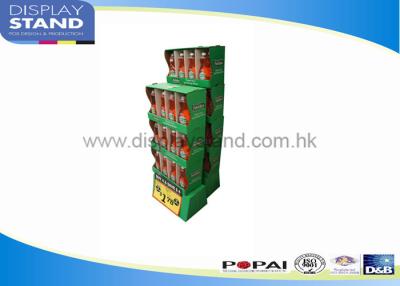 China Matt / PP Lamination Flooring Display Stands Bumpingproof For Advertising for sale