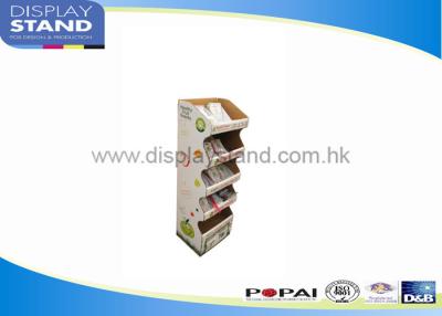 China Recycled Cardboard / CCNB Pos Display , White Cardboard Display Shelves For Shop for sale