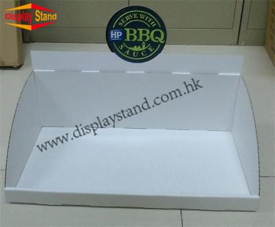 China POP Supermarket Corrugated Cardboard Display Trays for Merchandise for sale