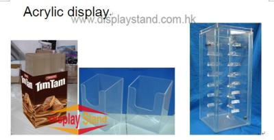 China Promotion Cosmetic Counter Clear Acrylic POP Displays In supermarket for Small Products for sale