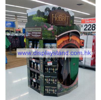 China Wal-mart Full Size Custom Corrugated POS Cardboard Retail Display Stands with Pallet , Fashion Style for sale