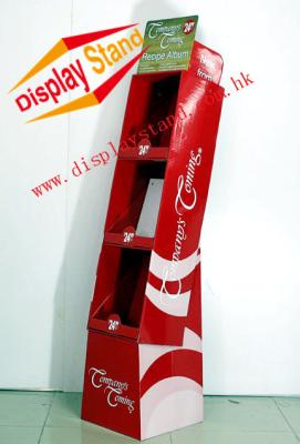 China Recyclable Cardboard Retail Display Stand Layers With Offset Printing for sale