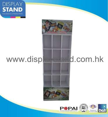 Chine Présentoirs CD de carton de support de plancher avec des poches pour des disques de CD de musique à vendre