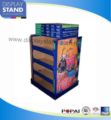 China Custom Pallet Cardboard Display Box for brand Bags advertising for sale