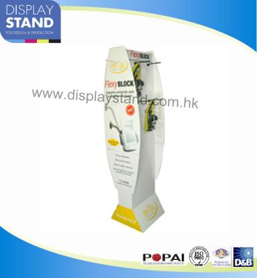 China Offset / UV Printing Floor display Stand  with Hooks from China Manufacture alibaba store for sale