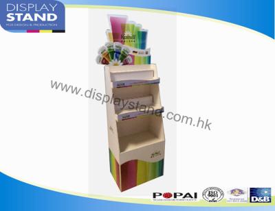 China Skin Care Product Display Cosmetic Display Stands , Strong Board Material Display for sale