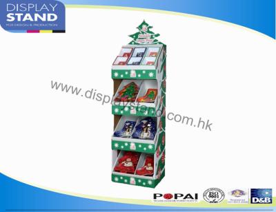 China Paper Cardboard Display Stand , Custom Display for Christmas Decorations for sale