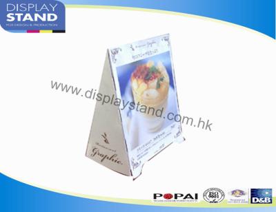 China POS Artpaper Material Cardboard Standee Displays , Taper Shape Display for sale