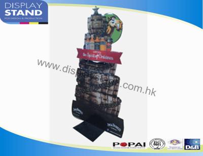 China Corrugated Cardboard Point Of Sales Display , Creative Drink Display Stand For Advertising for sale