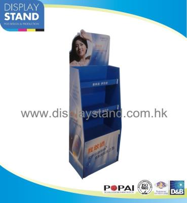 China Temporary Store Point of Purchase Floor Cardboard Retail Display Stands For Promotion for sale